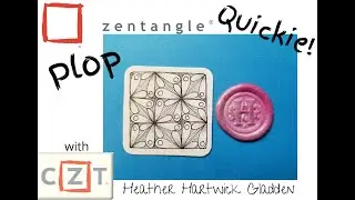 Plop | Zentangle® Quickie
