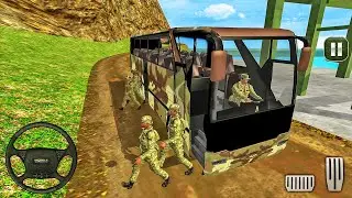 US Army Bus Driver 2020 - Real Soldier Transport Simulator - Android Gameplay