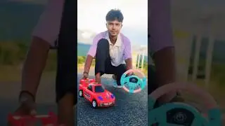 Red Colour Racing Car Unboxing Review & Text Drive