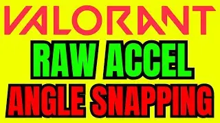 Use Raw Accel To ENABLE Angle Snapping - Raw Accel Valorant Settings (2026)