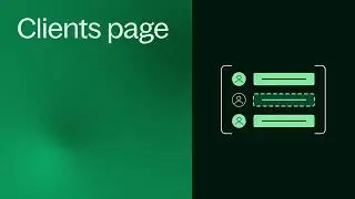 Clients and client details pages