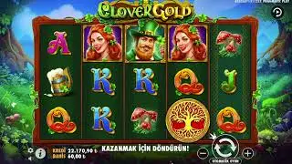 SLOT OYUNLAR TEZCAN 💰CLOVER GOLD 💰 5K  KASA NASIL KATLANIR 💪 #slot #clovergold