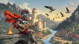 This Kingdom Awaits The Hero - Lute Ambient Music With Sounds Of Nature