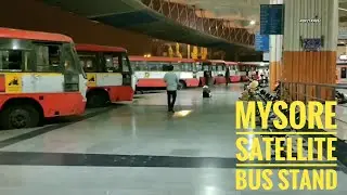 #KSRTC MYSORE (MYSURU) ROAD SATELLITE BUS STAND | BENGALURU | KSRTC AIRAVAT VOLVO | #ASH2TRAVEL