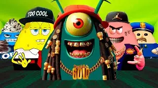 NEW Plankton Nickelodeon Munci SpongeBob and Patrick,Oreo ,Selene Delgado,Multiverses Nextbot Gmod!