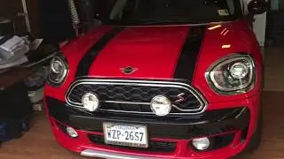 Mini Countryman S LED driving lights install