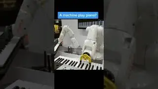 Machine play piano