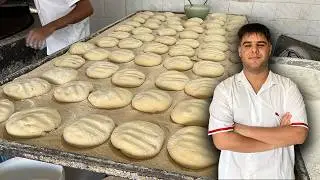 See how 300 kilos of dough is made.