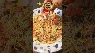 Crispy Masala Papad 🌶️ | 2 Min Snack Recipe #shorts