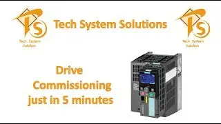 Drive(VFD) Commissioning just in 5 minutes l Siemens G120