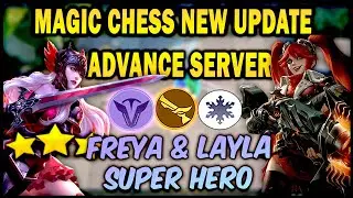 HYPER FREYA CRYSTAL SUPER HERO, MAKIN KUAT AJA NIH FREYA ! UPDATE TERBARU MAGIC CHESS ADVANCE SERVER