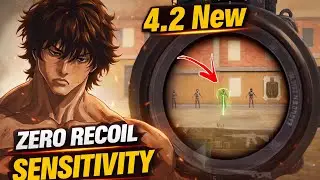 BGMI 4.2 ZERO RECOIL SENSITIVITY CODE | NEW UPDATE ZERO RECOIL SENSITIVITY | NEW UPDATE SENSITIVITY