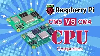 Raspberry Pi CM5 & CM4 CPU performance comparison test is here! !