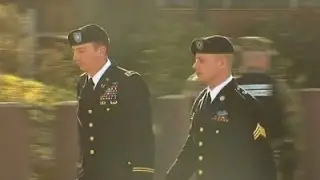 Raw: Sgt. Bowe Bergdahl Arrives at Court