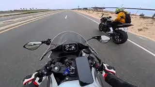 2024 Kawasaki ninja zx6r. Chill ride with the homie @POOAHisCOOLaf thru Pacific Coast Hwy