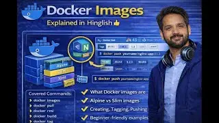 Docker Image Tags Explained | Dockerfile & Push to Docker Hub (Hands-on Lab) | Hindi