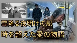 雪降る夜明けの駅 , 時を超えた愛の物語