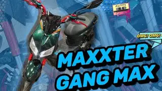 Электроскутер Maxxter Gang Max, мини чоппер на батарейках