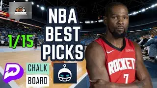 NBA PRIZEPICKS THURSDAY 1/15 BEST PLAYER PROPS/SPORTSBOOK FREE PICKS - NBA TODAY