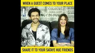Guest In Mumbai | Kartik Aryaan and Kriti Kharbanda | What people face when guest arrive