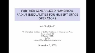 International Seminar on Advances in Operator Theory and Inequalities