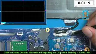 How to check whether laptop battery is charging or not with the help of DSO @nityatechinstitute