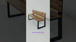 Modern industrial Style Bench #furniture #bench #home #design #furnituredesign #interior #outdoors