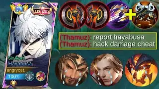 HAYABUSA USER TRY THIS HYPER PENETRATION BUILD TO DESTROY THIS 3 META TANKY HEROES - MLBB