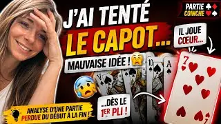 J&rsquo;ai os&eacute; le capot &spades;️😭 #belote #live #cartes #coinche #jeuenligne #endirect