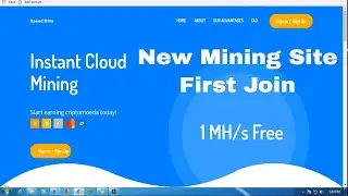 Speedmine net New Mining Site 1 MHs Bonus Top Mining Site 2018