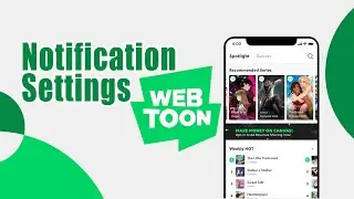 Webtoon Notification Settings | Enable/Disable Notification On Webtoon
