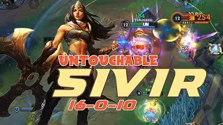 Sivir UNSTOPPABLE! 💥 16-0-10 Carry | Wild Rift Dragon Lane