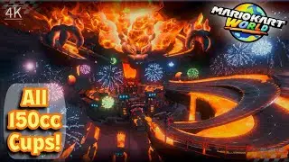 All Cups! 150cc - 2 Player Mario Kart World (No Commentary) 100% Full Playthrough.