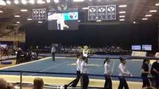 BYU Cosmo Cougar Best Mascot In The World! Insane Flips!