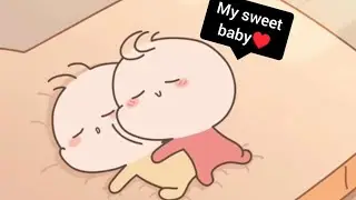 My sweet baby&hearts;️ | chippitwins | Bubududu storytime | animation | cartoon | cute | baby | love | fun