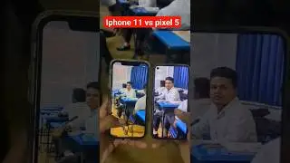Iphone 11 vs pixel 5 camara test #iphone #pixel #shorts #tech