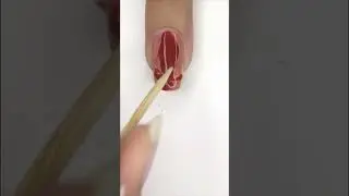 Nail art using a toothpick #shorts #youtubeshorts #nails