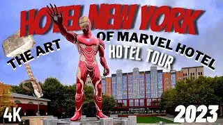 Disneyland Paris | Day 1| Marvel hotel | 4K hotel Tour | March 2023