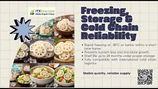 FROZEN SLICED LOTUS ROOT &ndash; PREMIUM QUALITY FROM VIETNAM