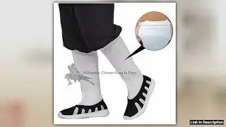 Stretch Cotton White Buddhist Shaolin Monk Kung fu Socks for Tai Chi Wudang Taoist Martial arts