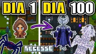 PASSEI 100 DIAS em NECESSE e ZEREI todo BOSS 100%