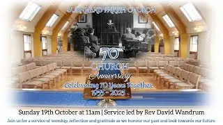 Burnhead Church Online | Sunday 19th October 2025 | 70th Anniversary