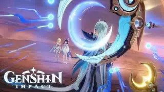 Il Dottore Heretic of the False Moon boss fight cutscenes | Luna 4 | Song of the Welkin Moon: Act 8