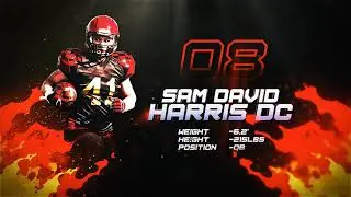 Energy Sports Player Profile // Powerful Sports Team Intro - After Effects Template Videohive