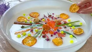 This RESIN Table Smells Like Citrus 🍊RESIN ART PROJEC