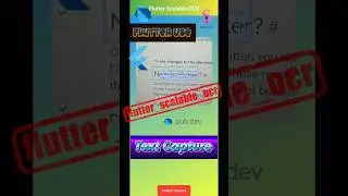 How to capture text from the camera using Flutter📱📷             