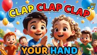 👏🎵Clap clap clap your handbkids rhymes kids songs #kidsrhymes#kidssongs#kidschannel#clapclap