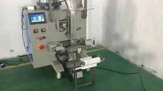 320 small pouch packing machine for tea，Tea pillow pack machine ，Tea gusseted bag packing machine