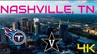 4K Nashville Sunset Drone Video