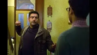 EastEnders - Masood Ahmed Punches Tamwar Masood (3rd February 2014)